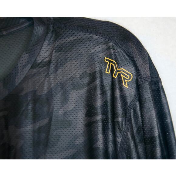 TYR Airtec Men's Long Sleeve Tee - Blackout Camo Aize XL - Picture 4 of 6